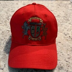 Osborne Red hat cap adjustable